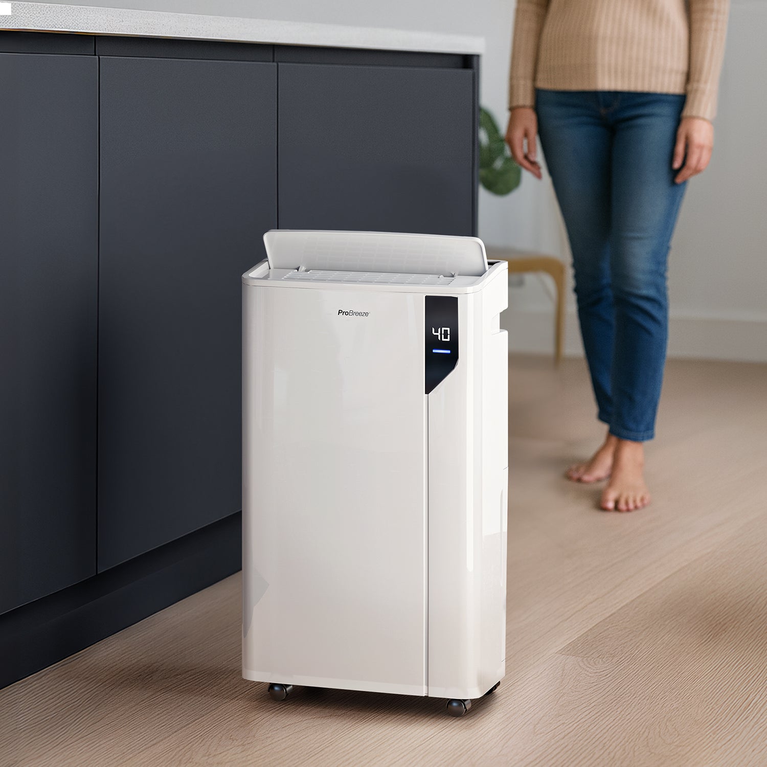 مزيل الرطوبة الفاخر سعة 20 لترًا مع وضع الغسيل الخاص