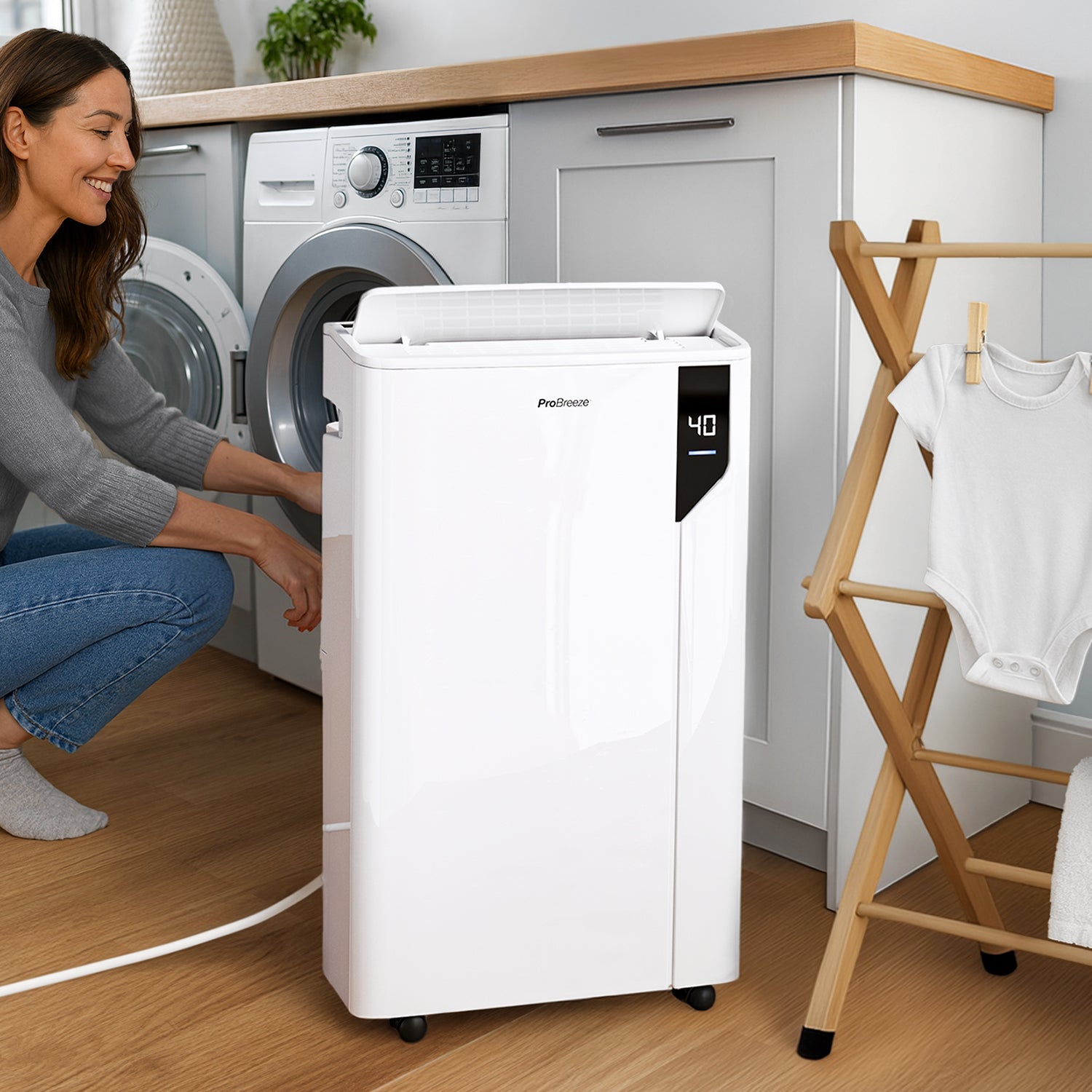 25L Premium Dehumidifier with Special One-Click Laundry Mode and Smart App Control