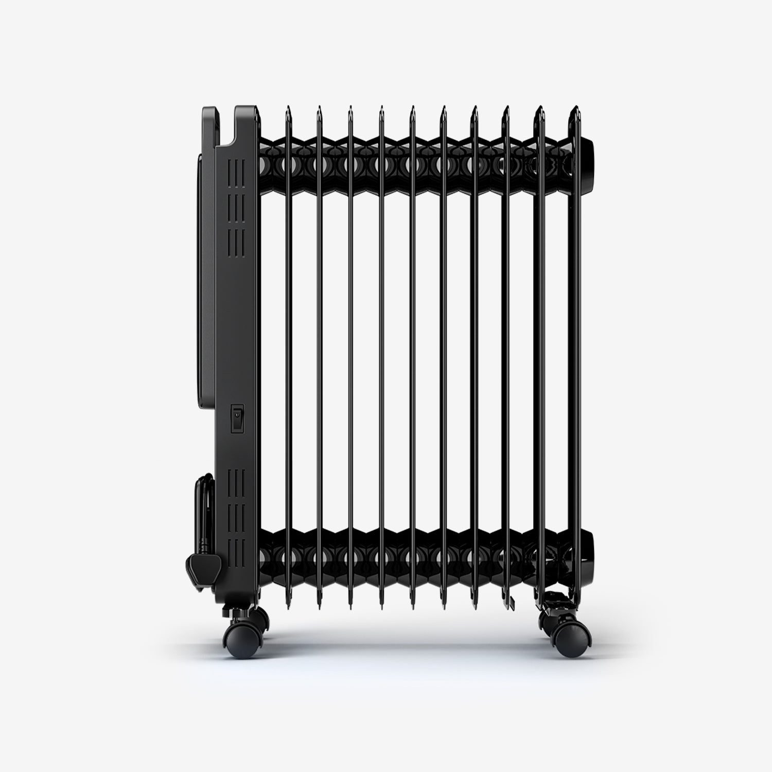 OmniWarm 2500W Oil Filled Radiator with Digital Display and Smart App Control - Black
