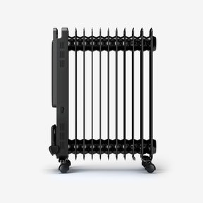 OmniWarm 2500W Oil Filled Radiator with Digital Display and Smart App Control - Black