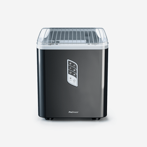 Countertop Ice Cube Maker - 2L Self-Cleaning Machine With 15kg Daily Output - Black