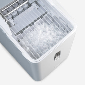Countertop Ice Cube Maker - 2L Self-Cleaning Machine With 15kg Daily Output - White
