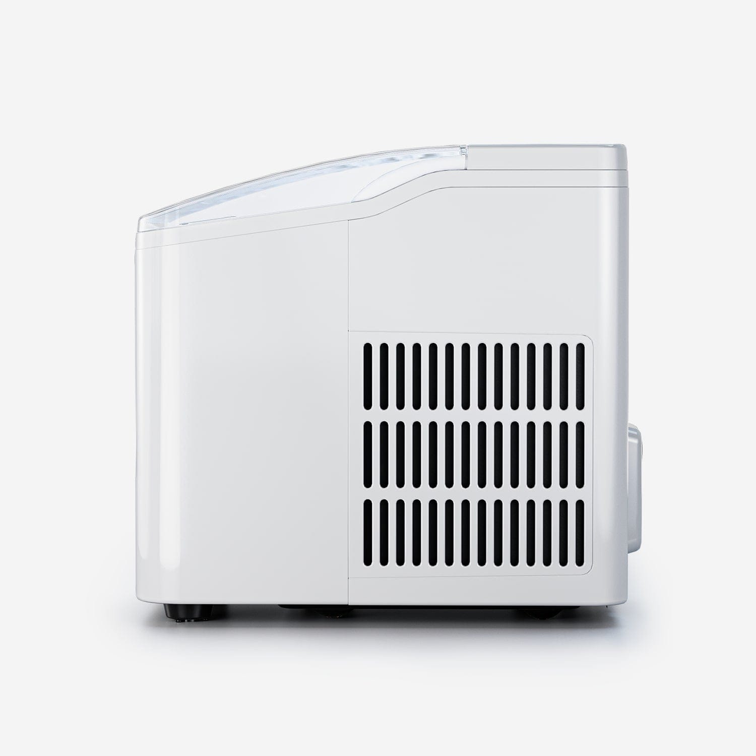 Countertop Ice Cube Maker - 2L Self-Cleaning Machine With 15kg Daily Output - White